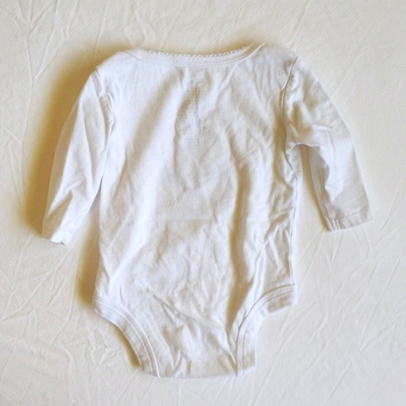 george panda long sleeve bodysuit diaper shirt 0-3 months baby girl - Picture 7 of 7